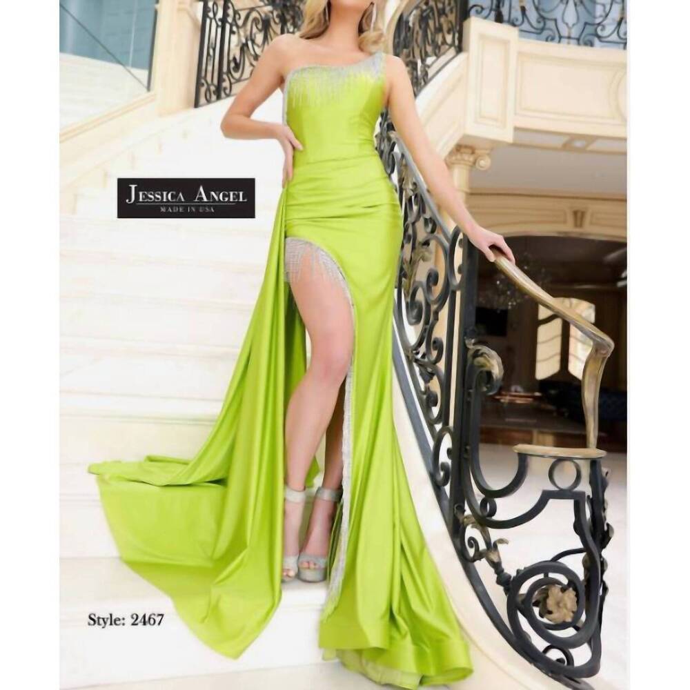NEW JESSICA ANGEL women's prom dress in kiwi